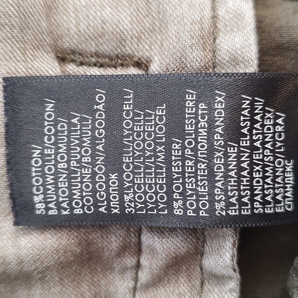 Liverpool Woman's Classic Jean Jacket  Olive Green/Army Green/ Size M - Picture 11 of 13
